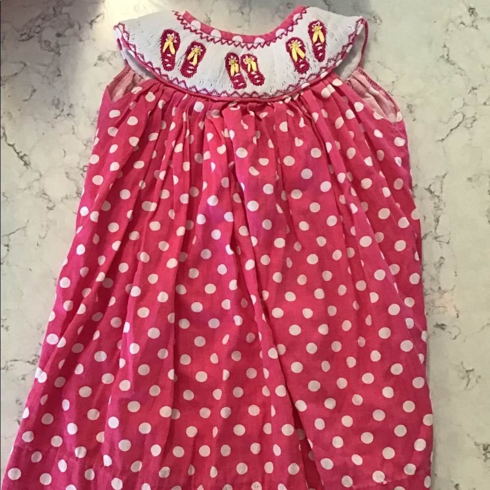 Pink flip flop dress